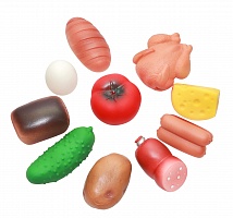 Набор игрушечных продуктов
